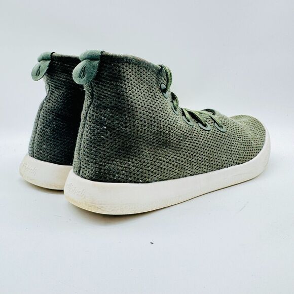 Allbirds Shoes Womens 10 Green Tree Toppers High Top Sneakers Comfort Casual - Picture 6 of 11